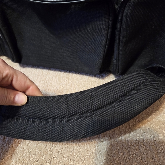 American Tourister black laptop briefcase or messenger bag GUC Travel Work - Picture 7 of 13